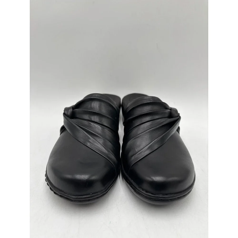 Clarks LEISA DEINA 26101784 Women's NEW Slip-On Clogs Black US Size 7 N
